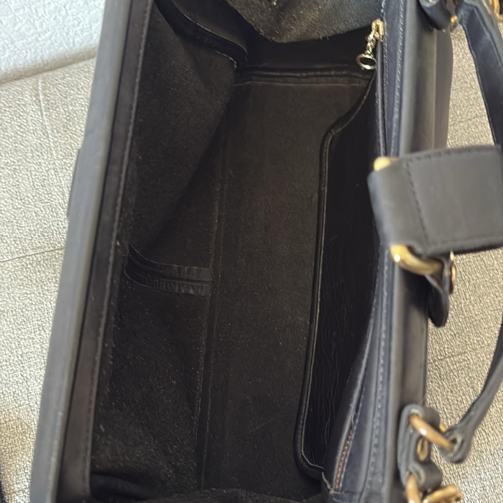 ❌ SOLD❌. Vintage Coach Leather  Hudson Doctor Bag rare BLK - Picture 10 of 13